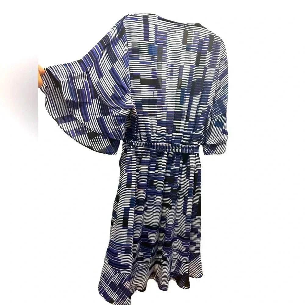City Chic Isabela print dress size 18/M - Picture 8 of 13